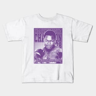 Larry Holmes Purple Kids T-Shirt